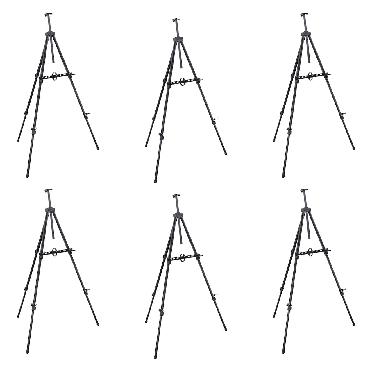 6 Pack: Aluminum Travel Easel by Artist's Loft™